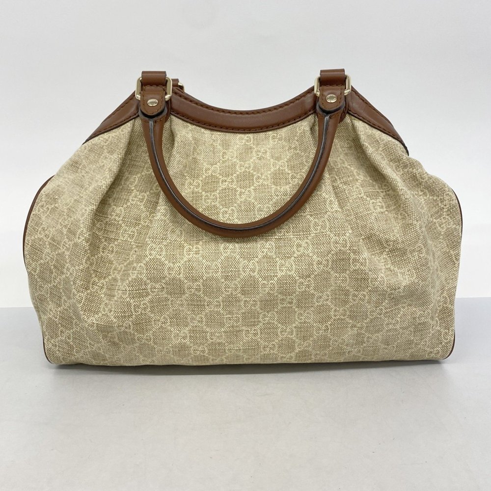Gucci Handbag 211944 Canvas Brown Beige Champagne Women's - Picture 14 of 14